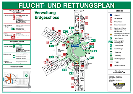 Bild für Flucht- und Rettungspläne