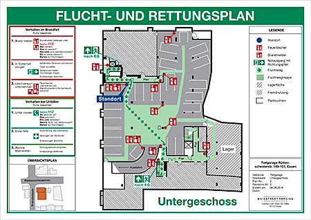 Bild für Flucht- und Rettungspläne